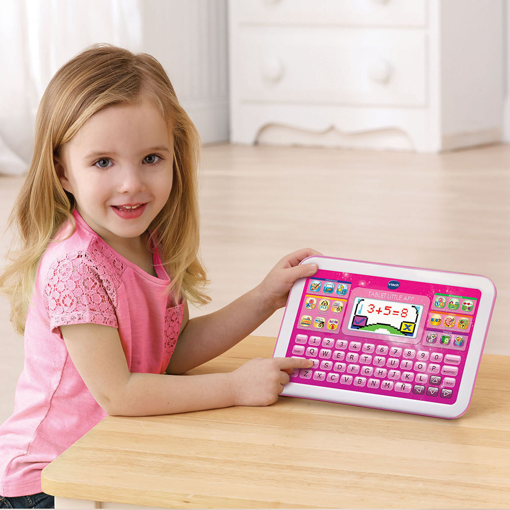 ののの VTech - Tablet Little app rosa, tableta infantil educativa